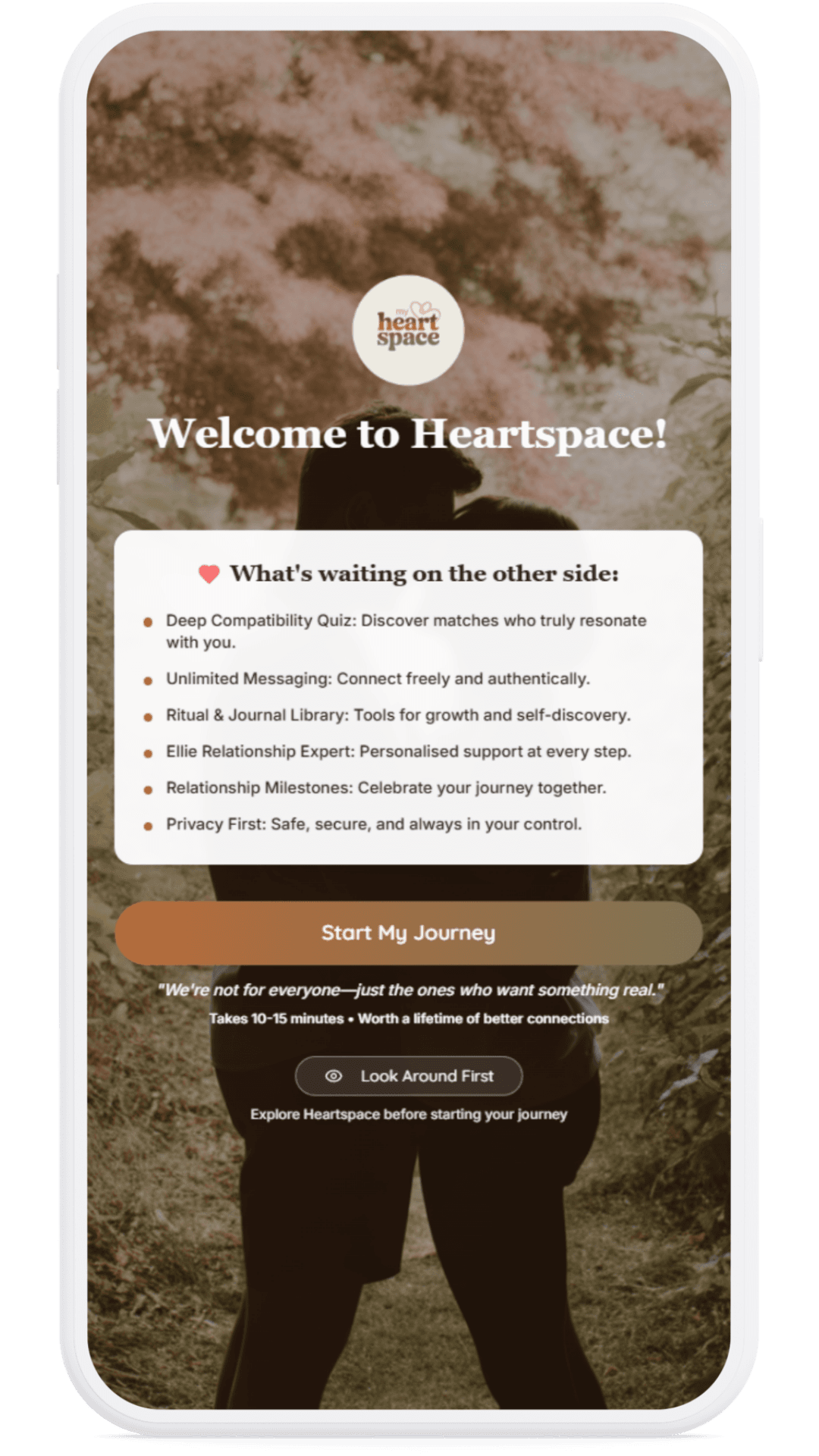 Heartspace onboarding compatibility assessment